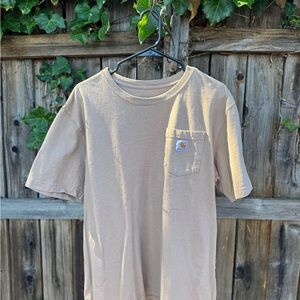 Carhartt Tan Short Sleeve Pocket Tee